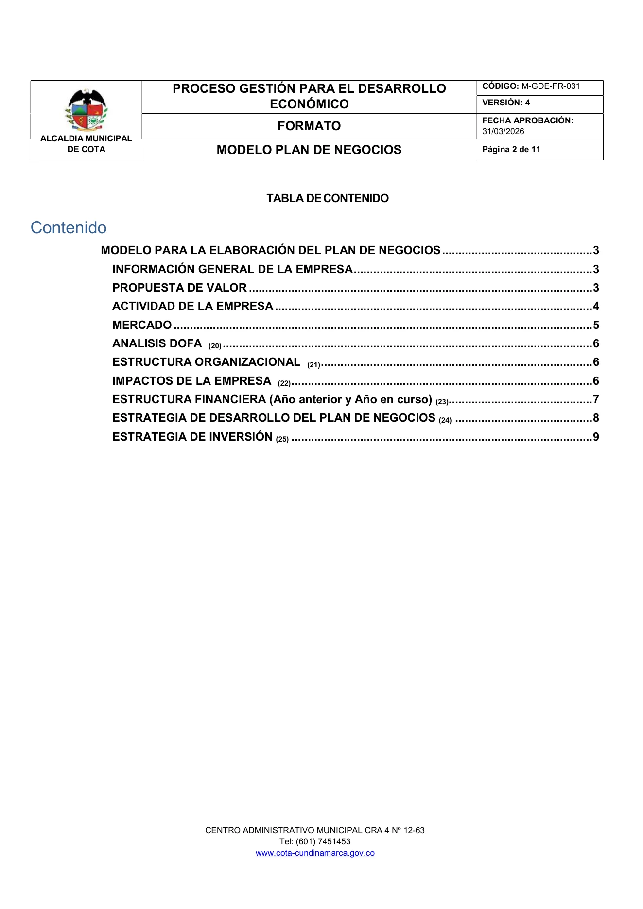 Página derecha del libro